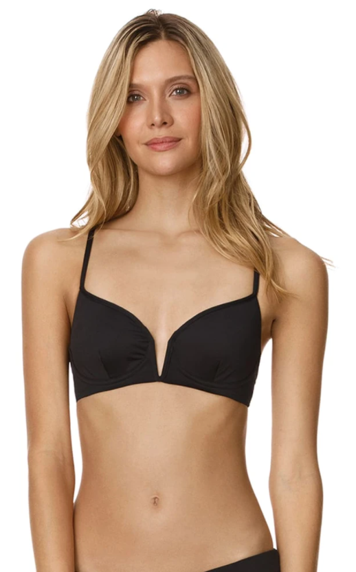 Maaji Black Orchid Voila Underwire Bikini Top