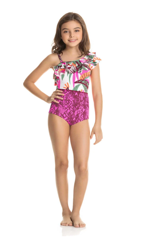 Maaji Ruffle Punch Girls One Piece Set