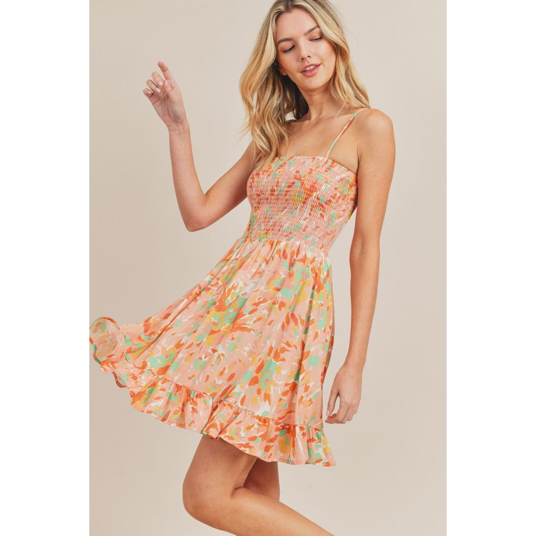 Spread Of Joy Smocked Dress