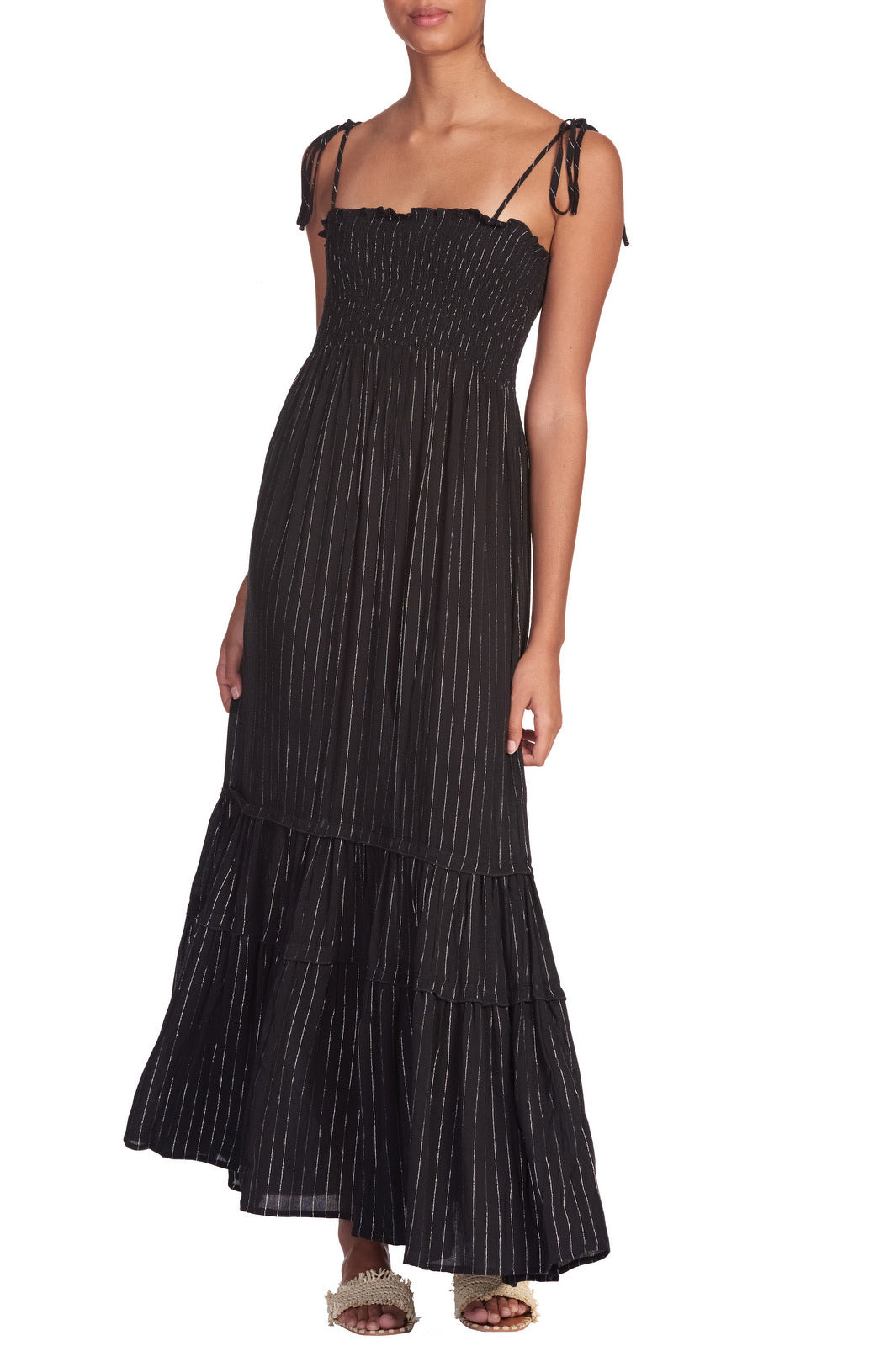 Tie Straps Maxi Dress