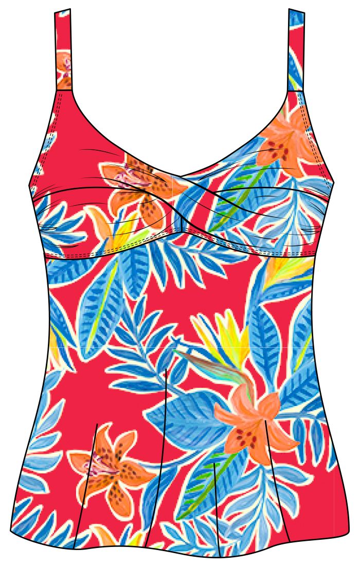 Sunsets Escape Tori Tankini Top