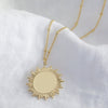 Gold Sunbeam Necklace