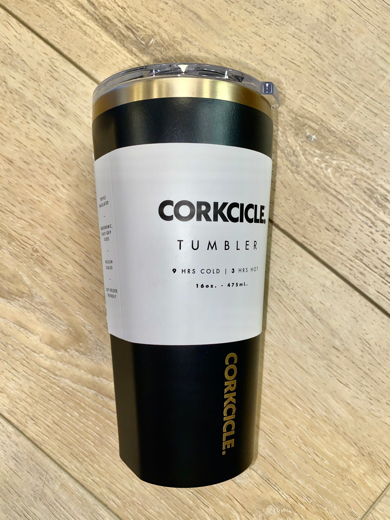 Corkcicle Tumbler- VIP black