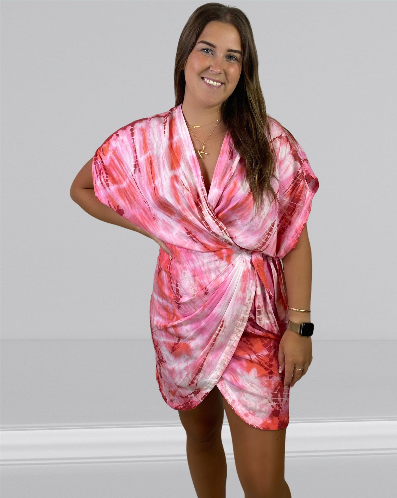 Coral Reef Tie Dye Dress