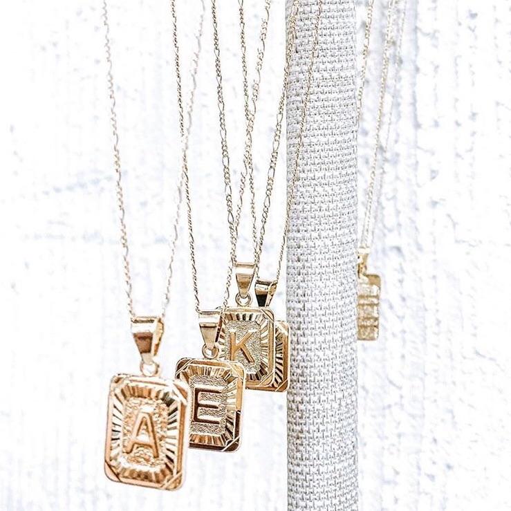 19 top Initial Card Necklace ideas in 2024