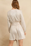 Moonshine Sash Belt Mini Dress