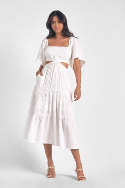 Cut Out Sides Dress - WalterGreenBoutique Cut Out Sides Dress - WalterGreenBoutique