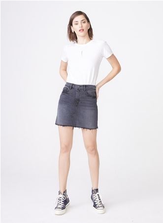 Nico Grunge Denim Skirt