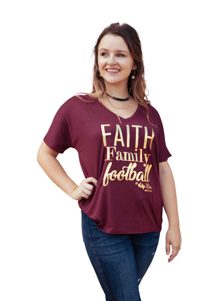 Faith, Family, Football Tee